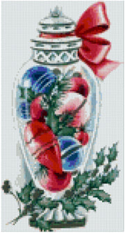 Pixel Hobby Classic Template - Vase of Ornaments