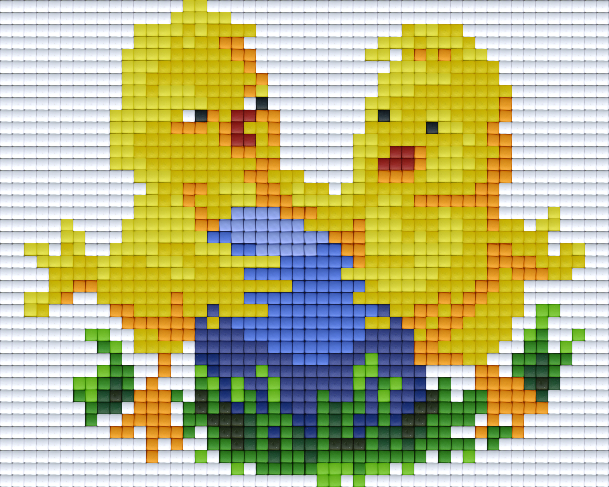 Pixelhobby Klassik Vorlage - Chickies