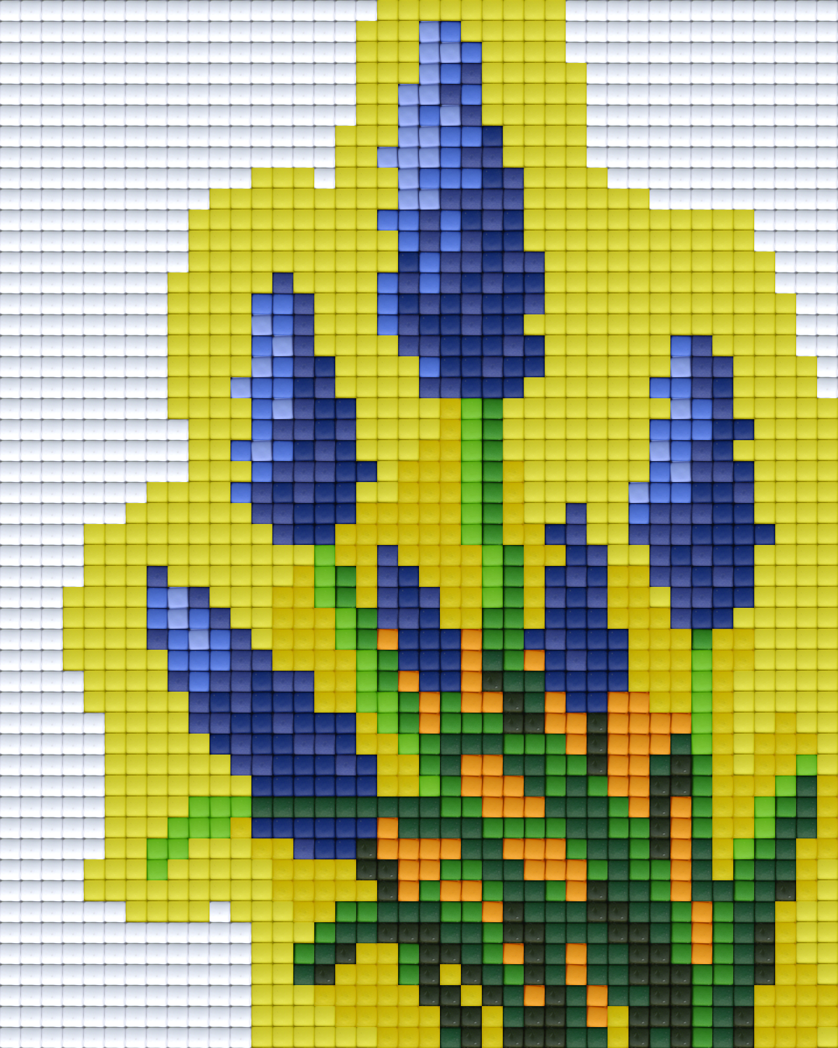 Pixelhobby Klassik Vorlage - Hyazinthen