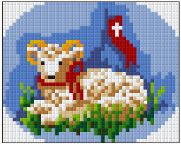 Pixel hobby classic template - Easter lamb
