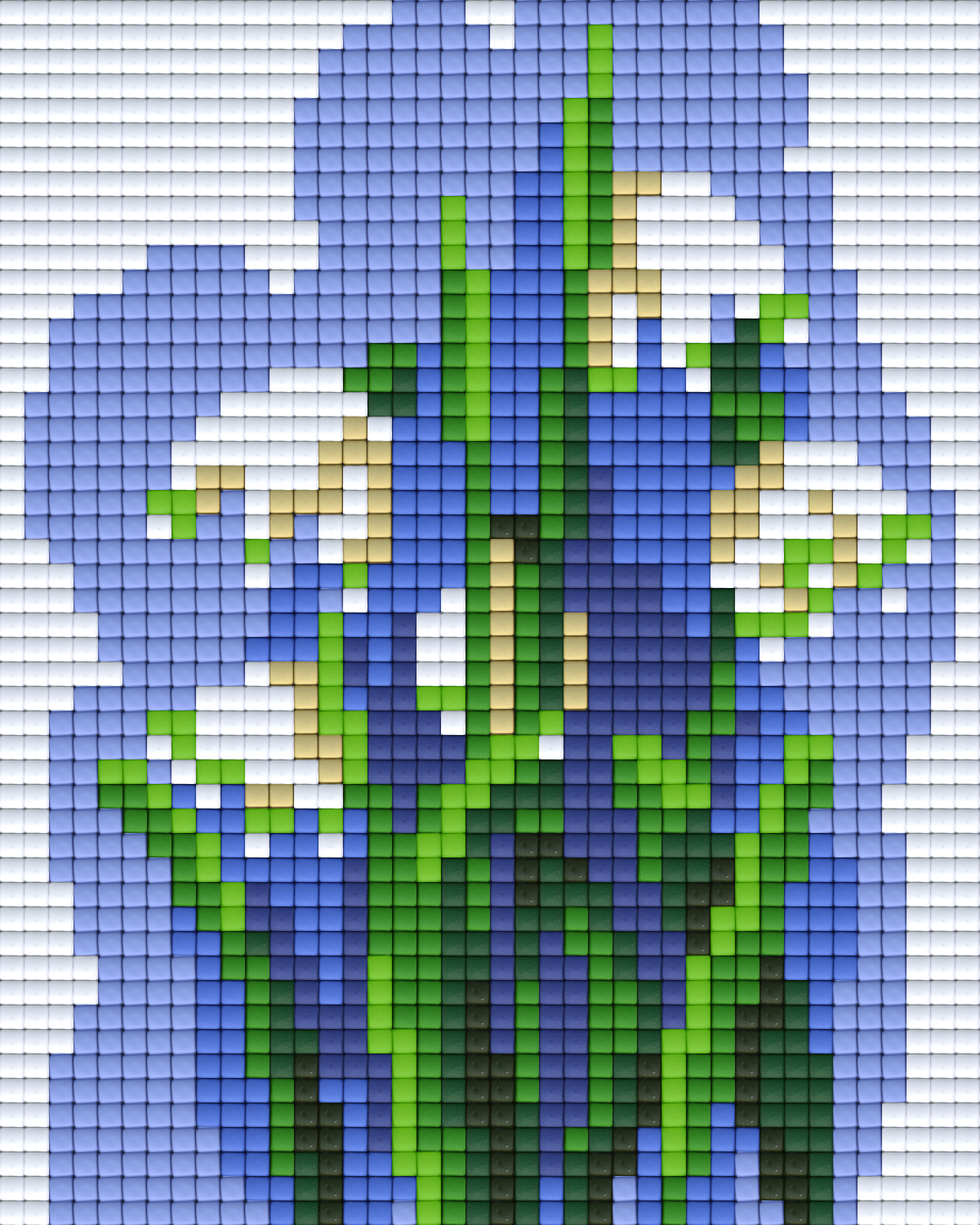 Pixelhobby Klassik Vorlage - Springflower