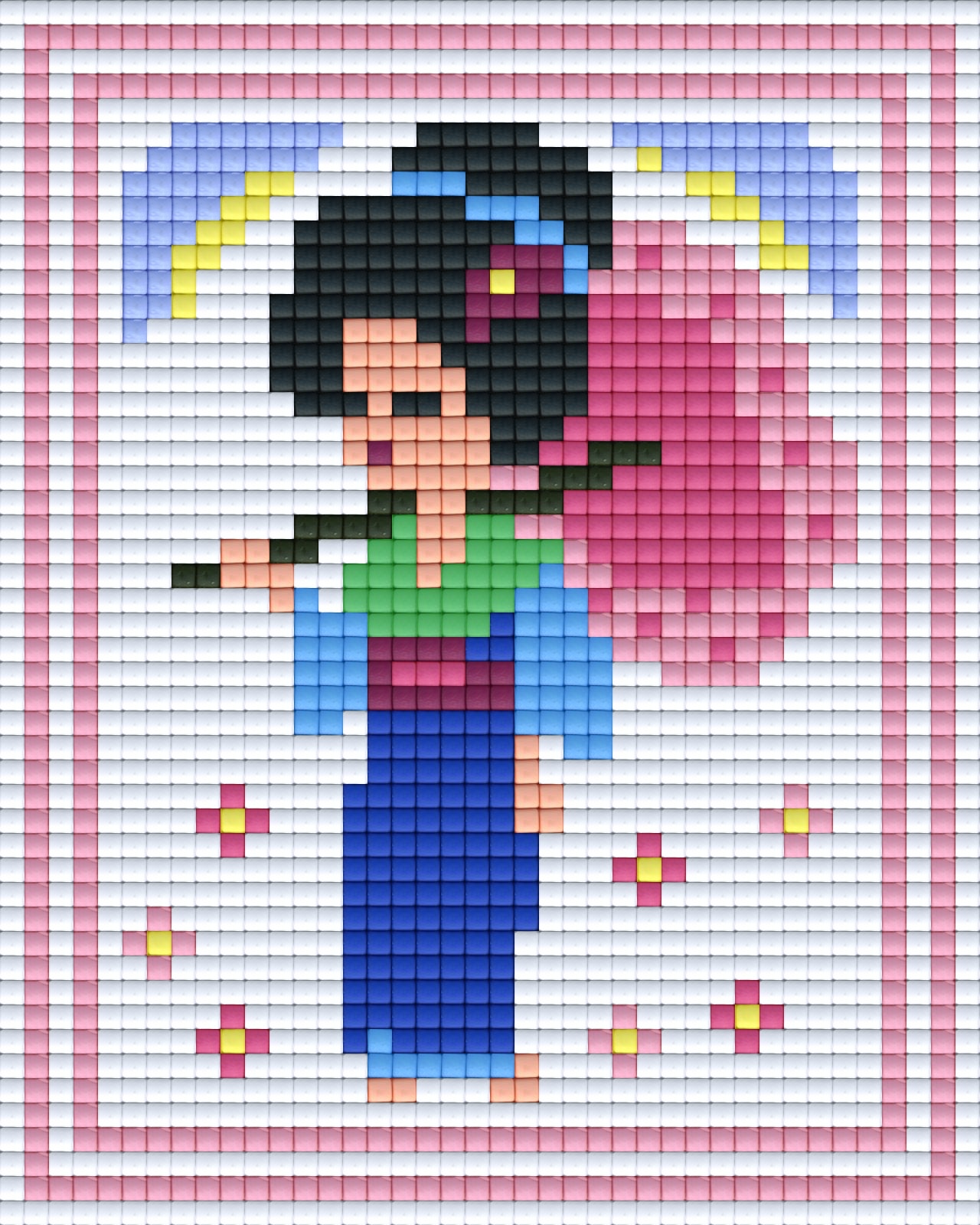 Pixelhobby Klassik Vorlage - The Geisha