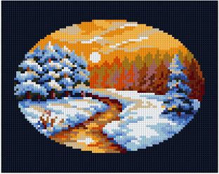 Pixel Hobby Classic Template - Winter Sunset