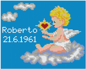 Pixel hobby classic template - my birth