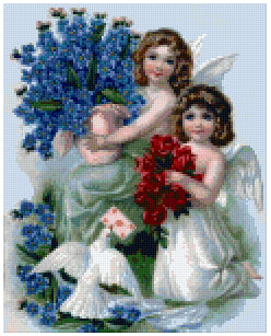 Pixel hobby classic template - Angels give Love
