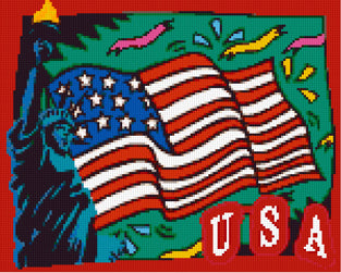 Pixelhobby Klassik Set - Flag and Liberty
