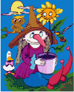 Pixelhobby Klassik Vorlage - Little Scarecrow