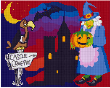 Pixelhobby Klassik Vorlage - Castle Creepy