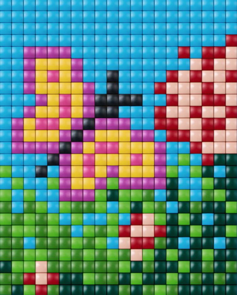Pixelhobby XL Geschenksets - Schmetterling