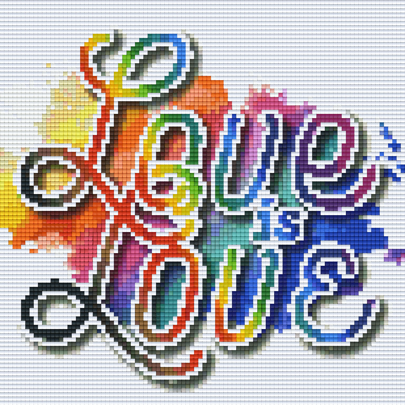 Pixel Klassik kleine Basisplatten Set - Love is Love