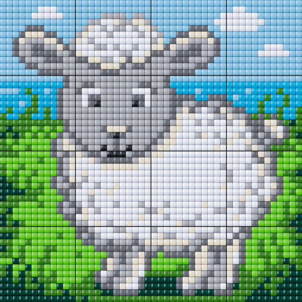 Pixelhobby XL Set of 16 - Sheep 