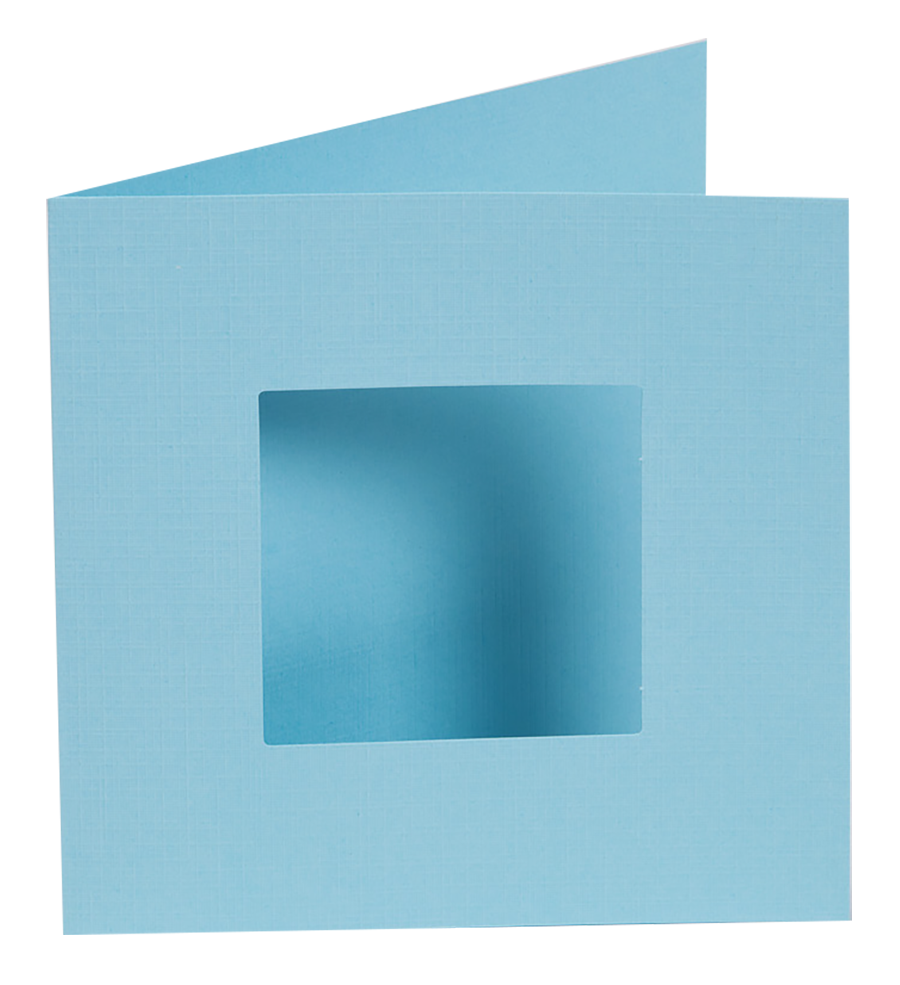 Passepartout Kartenset hell blau