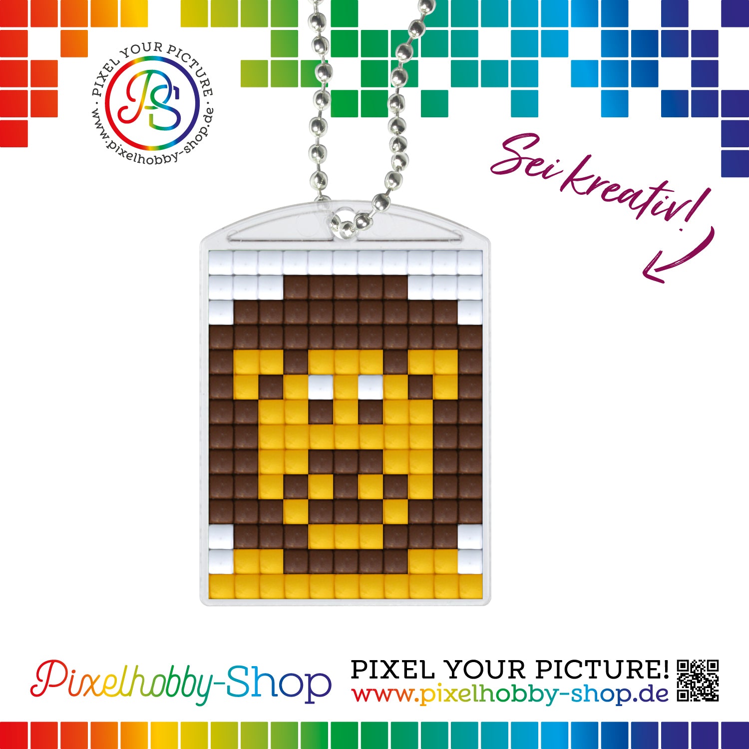 Pixelhobby medallion set - lion