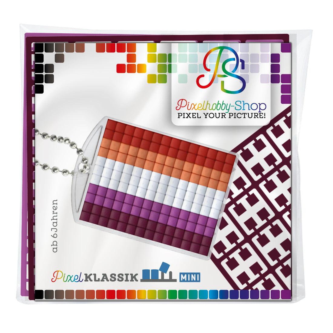 Pixelhobby Medaillon Set - LGBTQ - Lesbian / Lesbisch