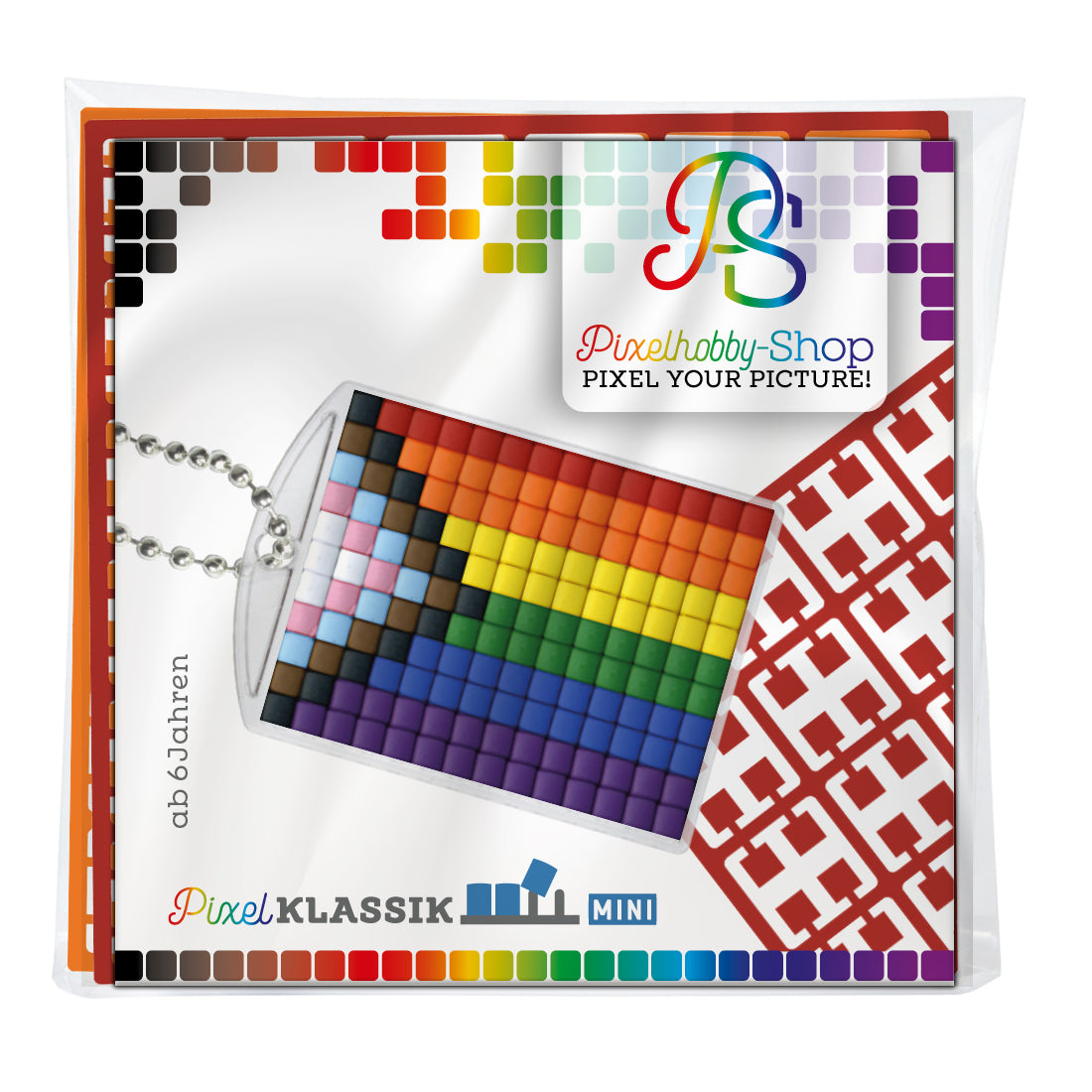 Pixelhobby Medaillon Set - LGBTQ - Progression Pride