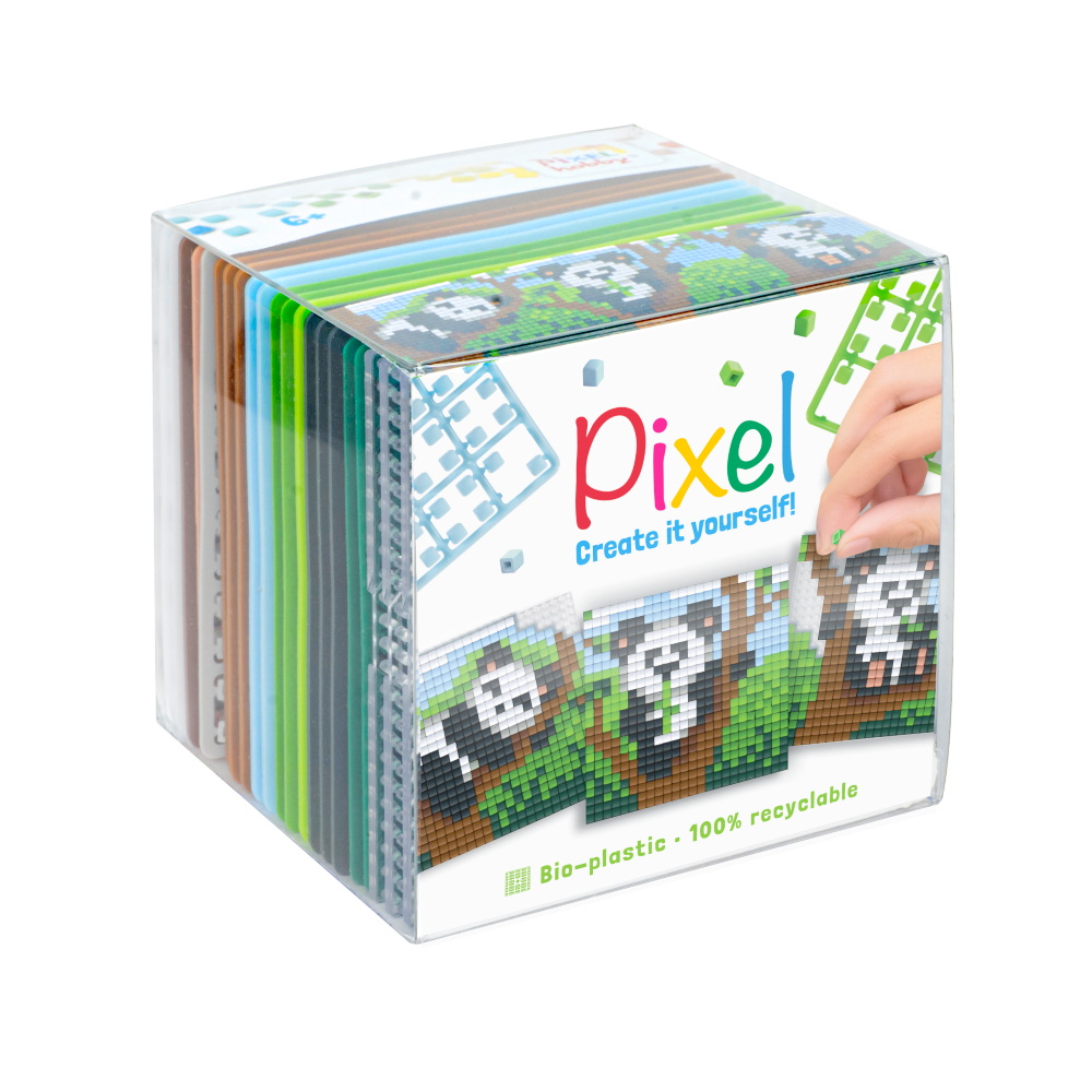 Pixelhobby Klassik Würfel - Panda