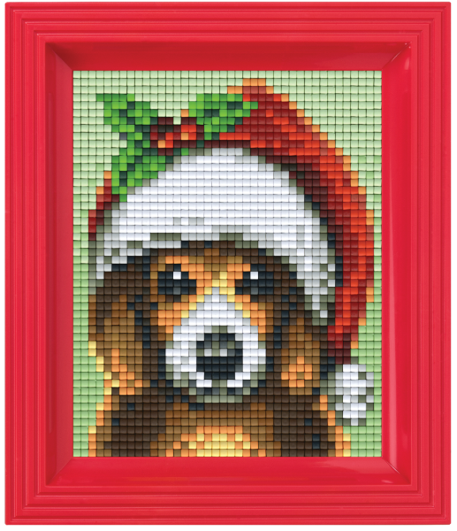 Pixelhobby Klassik Geschenkset - Merry X-Mas Dog