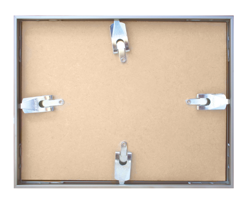 Aluminum picture frame "Backloader" for 16 Pixelhobby base plates