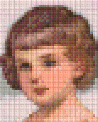Pixel Klassik Set - Mädchenkopf