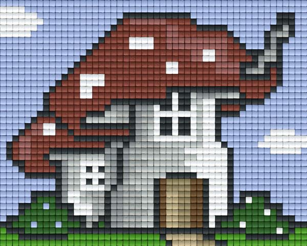 Pixel hobby classic template - fly agaric house