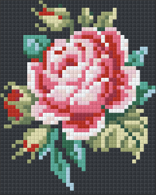 Pixelhobby Klassik Vorlage - Rose