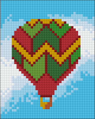 Pixelhobby Klassik Vorlage - Heißluftballon 1