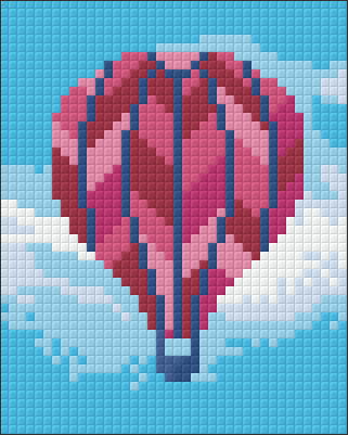 Pixelhobby Klassik Vorlage - Heißluftballon 2