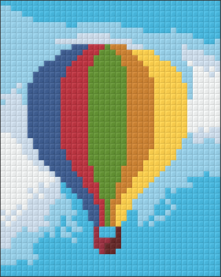 Pixelhobby Klassik Vorlage - Heißluftballon 3