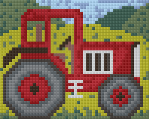 Pixelhobby Klassik Vorlage - Traktor