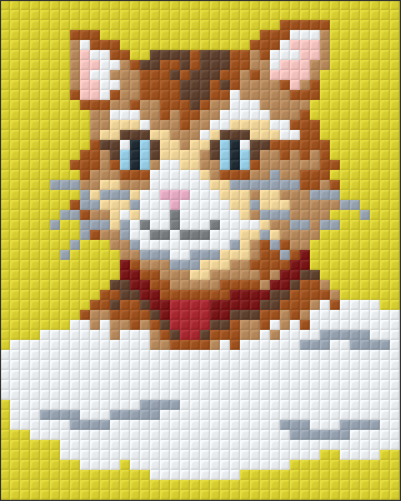 Pixelhobby Klassik Vorlage - Katze 1