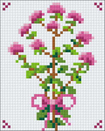 Pixel Klassik Set - Blumenserie 1