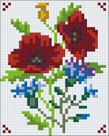 Pixel Klassik Set - Blumenserie 5