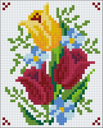 Pixel hobby classic template - flower series 7