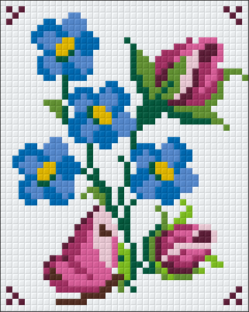 Pixel hobby classic template - flower series 9