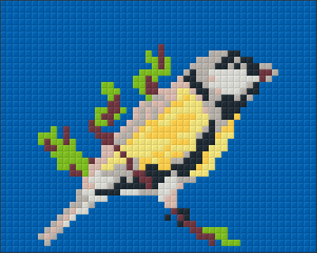 Pixel hobby classic template - great tit