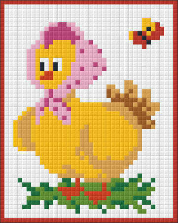 Pixel hobby classic template - hen