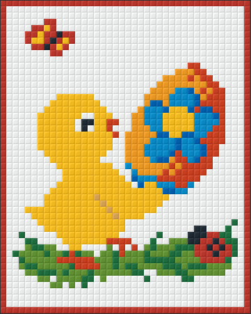 Pixel hobby classic template - chick in the egg