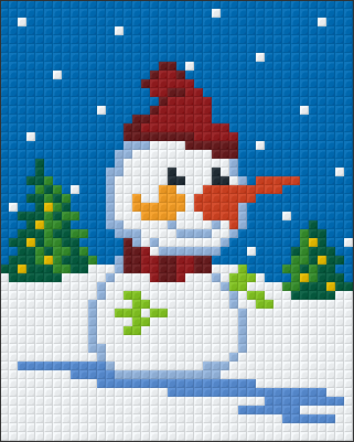 Pixel hobby classic template - snow boy