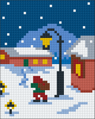 Pixel hobby classic template - Christmas parcel