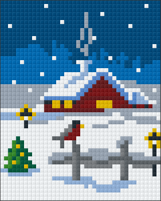 Pixel Klassik Set - Weihnachten zu Hause