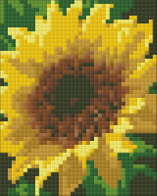 Pixel hobby classic template - sunflower
