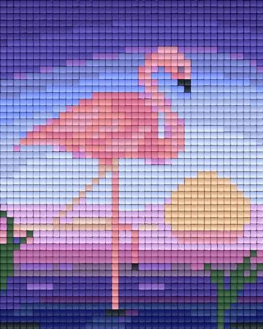 Pixelhobby Klassik Vorlage - Flamingo