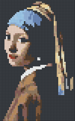 Pixelhobby Klassik Set - Mädchen mit dem Perlenohrring