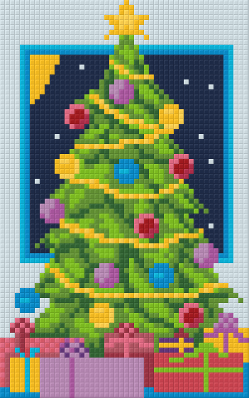 Pixel hobby classic template - Christmas tree