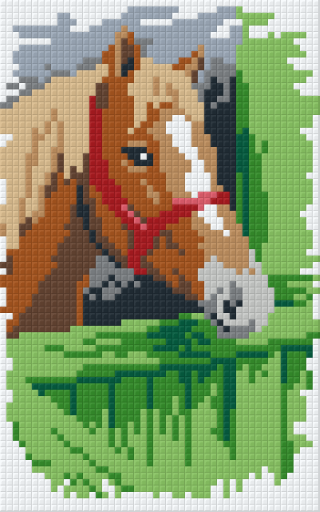 Pixel hobby classic template - farm horse