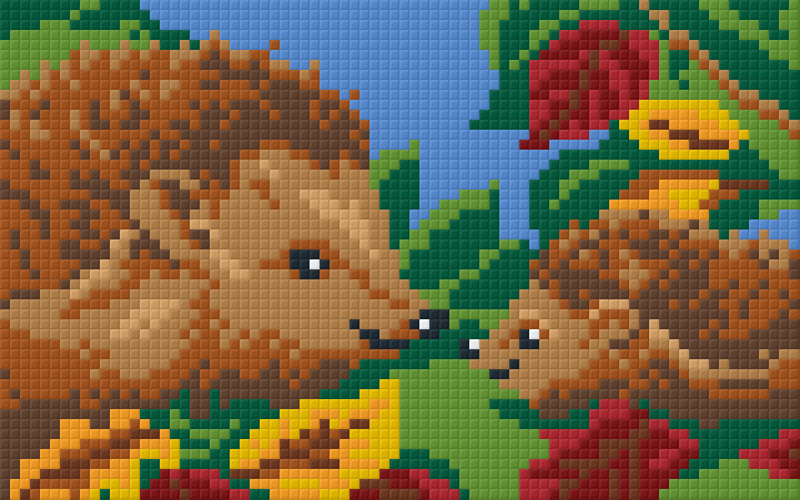 Pixel hobby classic template - hedgehog