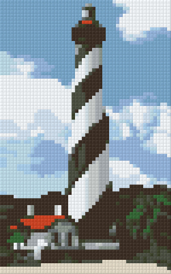 Pixelhobby Klassik Vorlage - Leuchtturm
