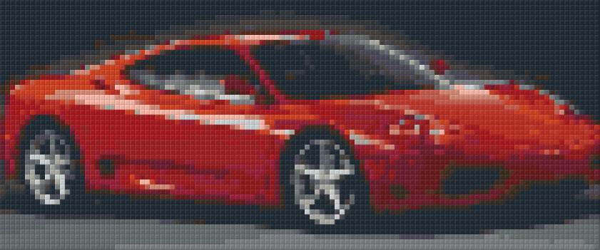 Pixelhobby Klassik Vorlage - Ferrari