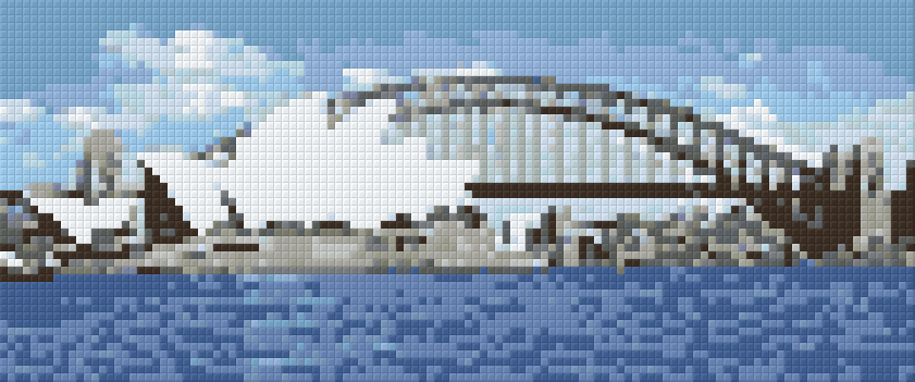 Pixelhobby Klassik Vorlage - Hafen von Sydney