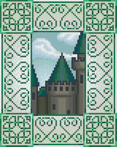Pixelhobby Klassik Vorlage - Keltisches Schloss